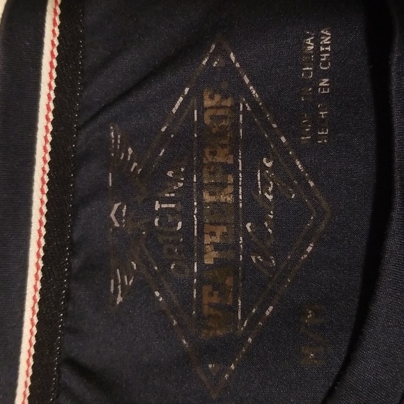 Original Weatherproof Vintage M/M Blue Crewneck T-Shirt - Picture 2 of 14